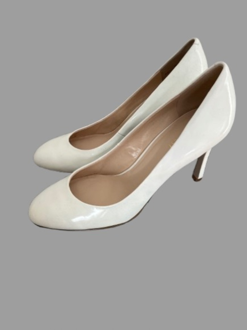 Nine West Classic White Women's Patent Leather Pumps